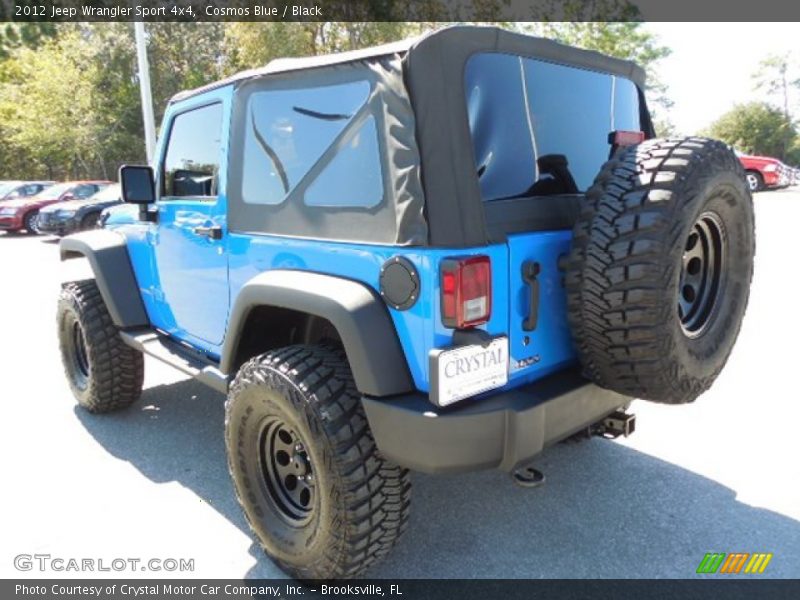 Cosmos Blue / Black 2012 Jeep Wrangler Sport 4x4