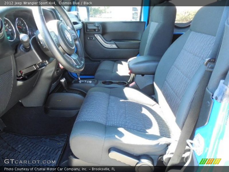 Cosmos Blue / Black 2012 Jeep Wrangler Sport 4x4