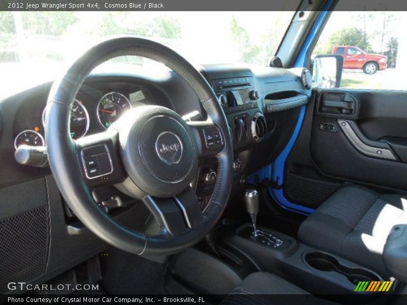 Cosmos Blue / Black 2012 Jeep Wrangler Sport 4x4
