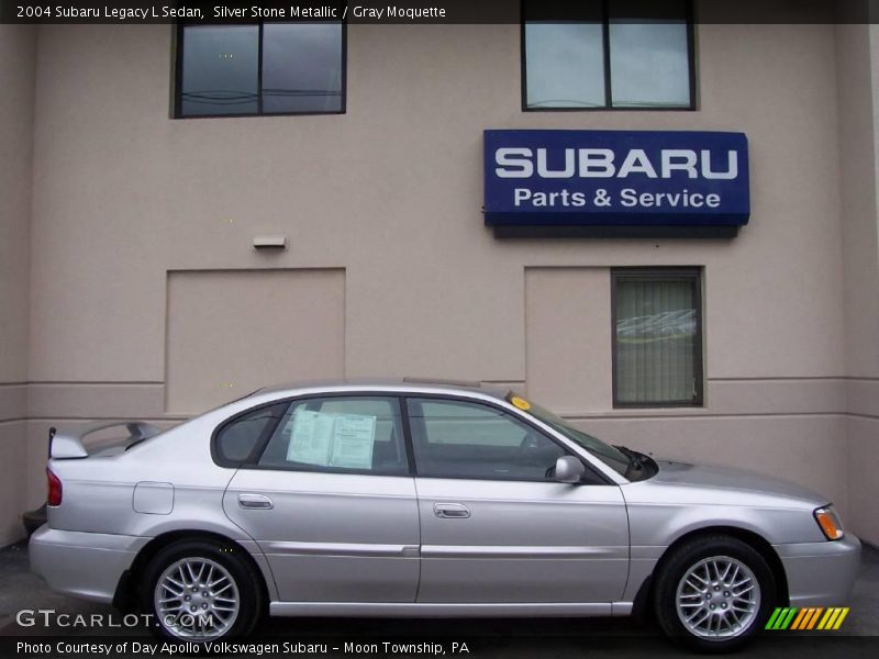 Silver Stone Metallic / Gray Moquette 2004 Subaru Legacy L Sedan