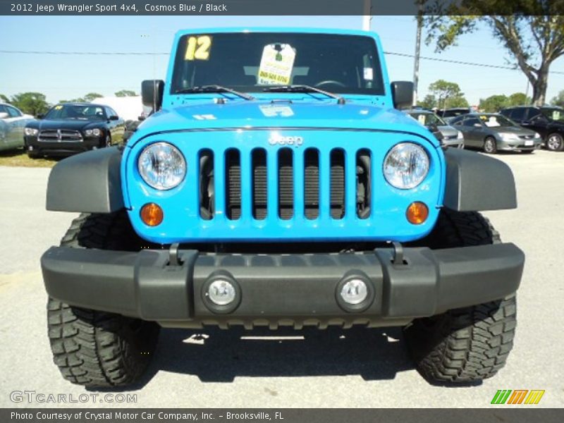 Cosmos Blue / Black 2012 Jeep Wrangler Sport 4x4