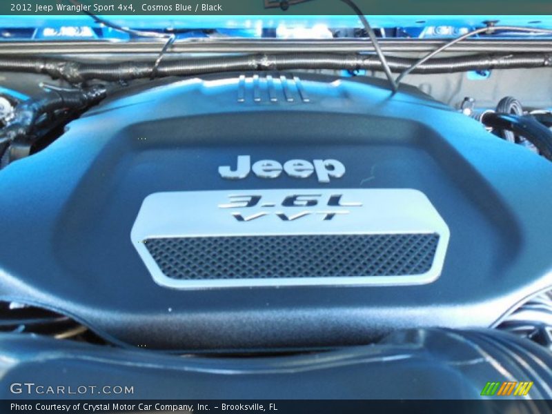 Cosmos Blue / Black 2012 Jeep Wrangler Sport 4x4