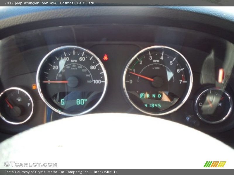 Cosmos Blue / Black 2012 Jeep Wrangler Sport 4x4