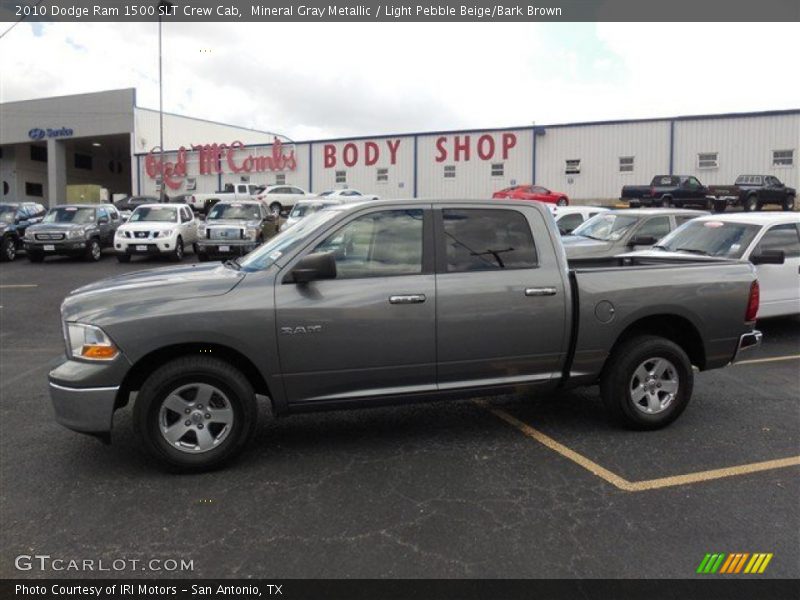 Mineral Gray Metallic / Light Pebble Beige/Bark Brown 2010 Dodge Ram 1500 SLT Crew Cab