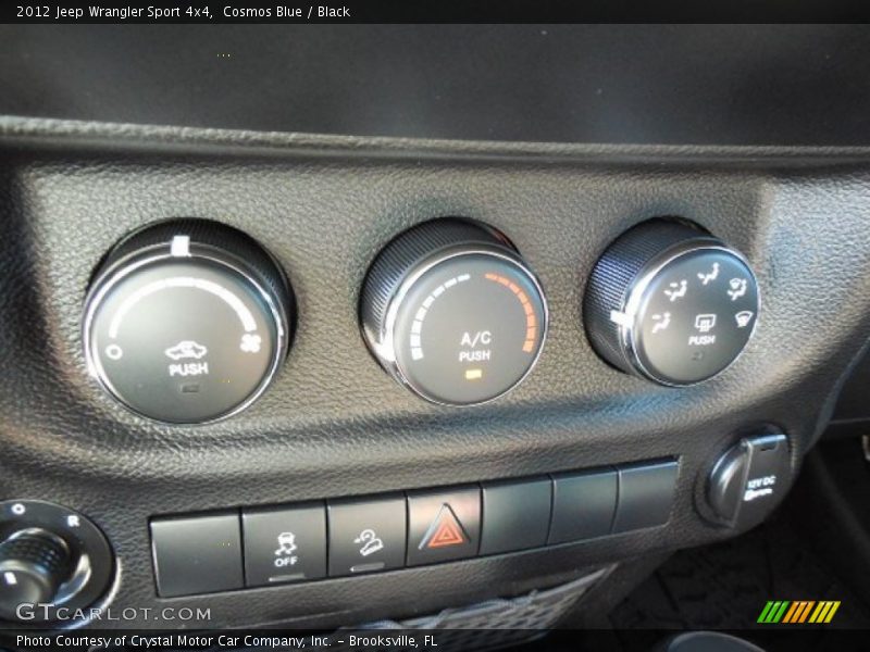 Cosmos Blue / Black 2012 Jeep Wrangler Sport 4x4