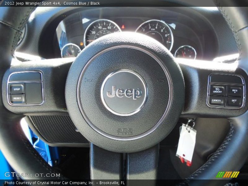 Cosmos Blue / Black 2012 Jeep Wrangler Sport 4x4