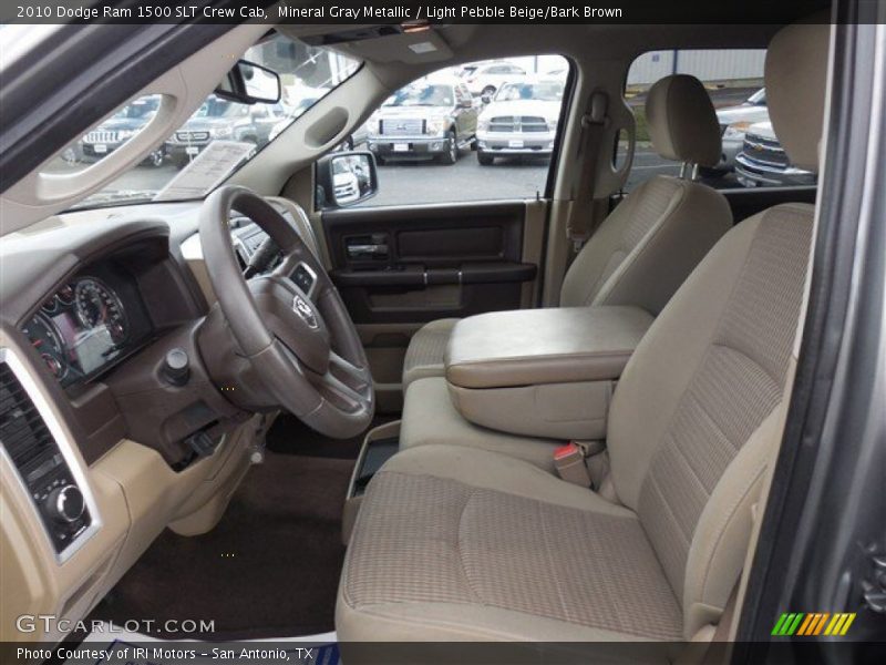 Mineral Gray Metallic / Light Pebble Beige/Bark Brown 2010 Dodge Ram 1500 SLT Crew Cab
