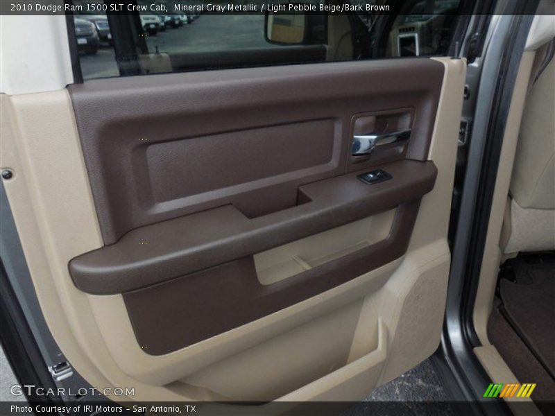 Mineral Gray Metallic / Light Pebble Beige/Bark Brown 2010 Dodge Ram 1500 SLT Crew Cab