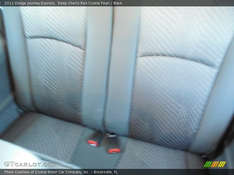 Deep Cherry Red Crystal Pearl / Black 2011 Dodge Journey Express