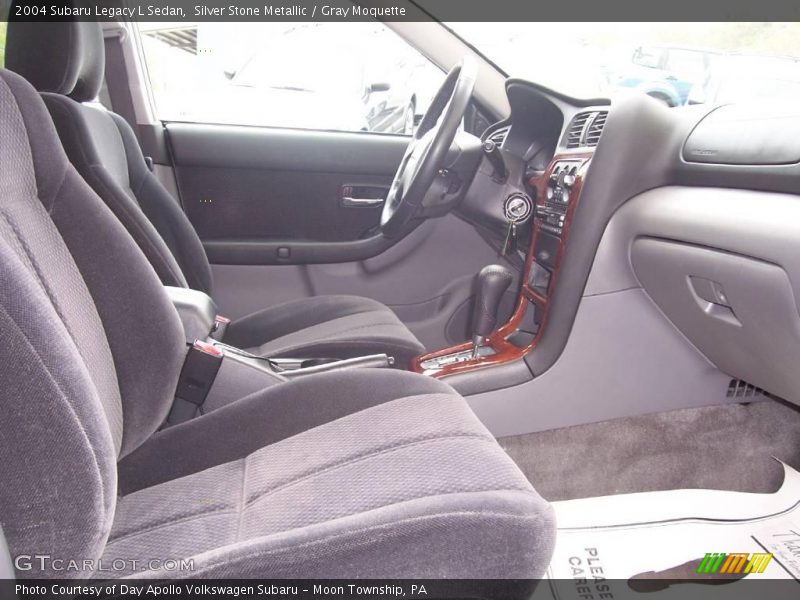 Silver Stone Metallic / Gray Moquette 2004 Subaru Legacy L Sedan