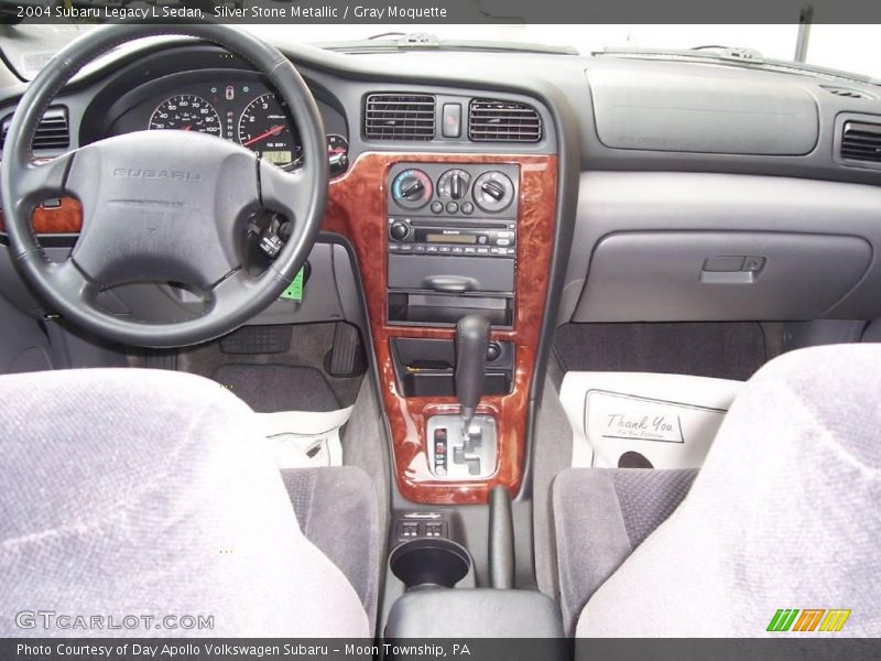 Silver Stone Metallic / Gray Moquette 2004 Subaru Legacy L Sedan