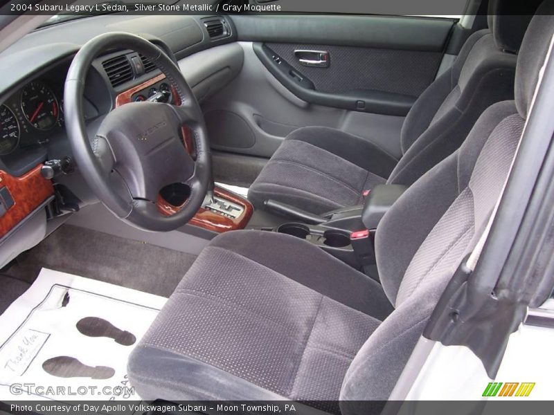 Silver Stone Metallic / Gray Moquette 2004 Subaru Legacy L Sedan