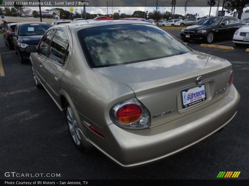 Sunlit Sand / Blond 2003 Nissan Maxima GLE