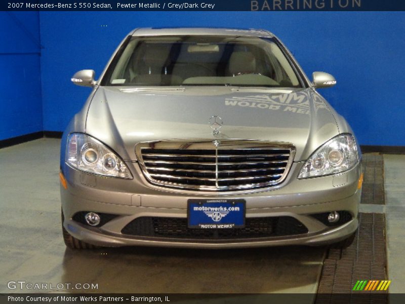 Pewter Metallic / Grey/Dark Grey 2007 Mercedes-Benz S 550 Sedan