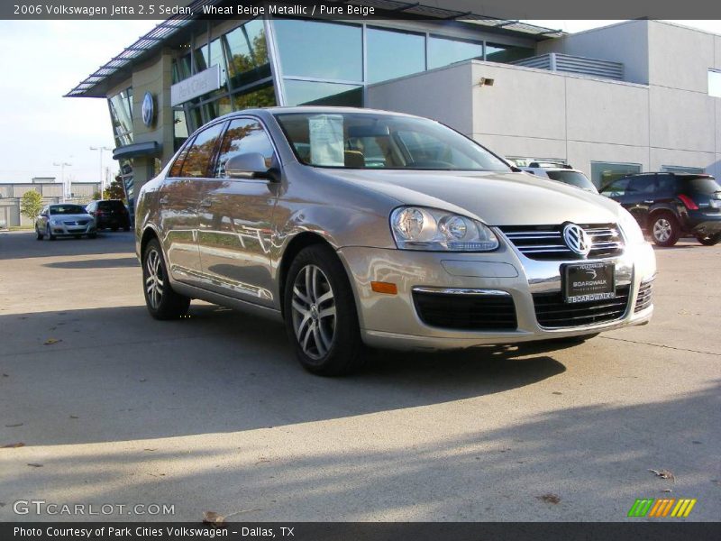 Wheat Beige Metallic / Pure Beige 2006 Volkswagen Jetta 2.5 Sedan
