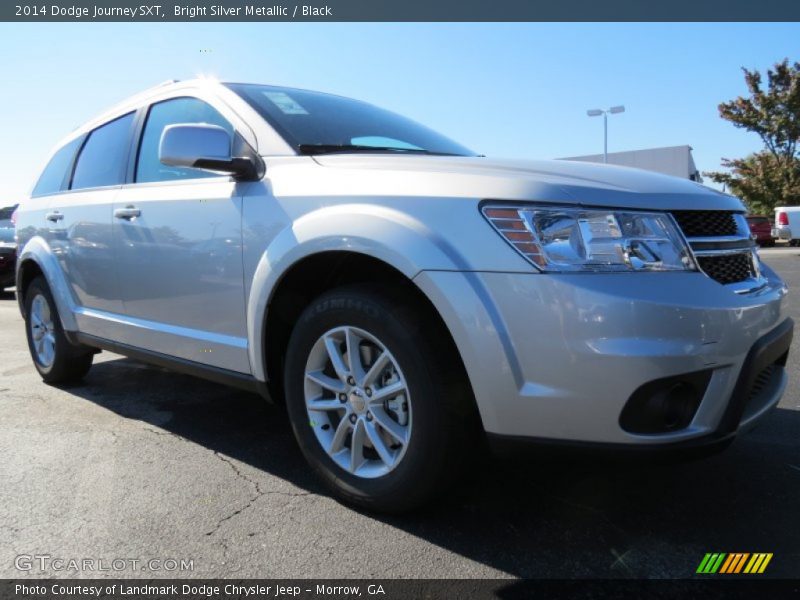 Bright Silver Metallic / Black 2014 Dodge Journey SXT