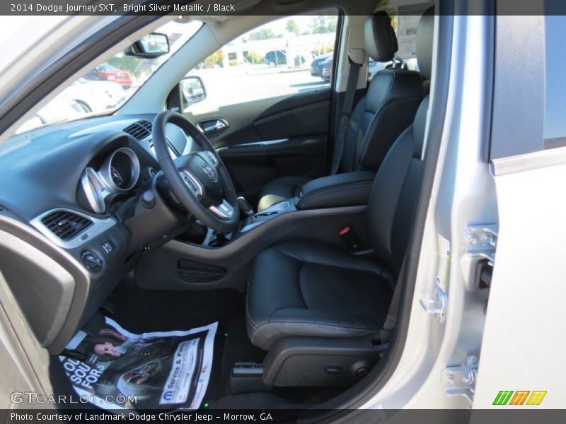 Bright Silver Metallic / Black 2014 Dodge Journey SXT