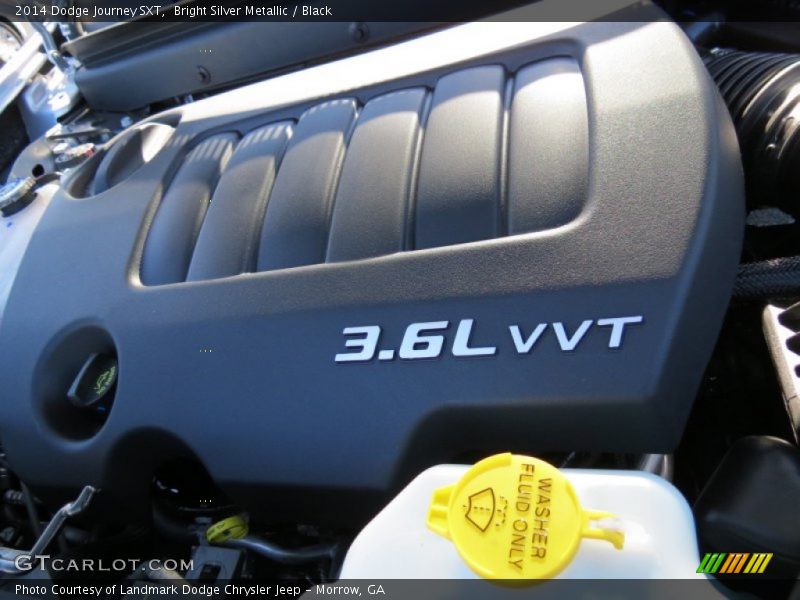 Bright Silver Metallic / Black 2014 Dodge Journey SXT