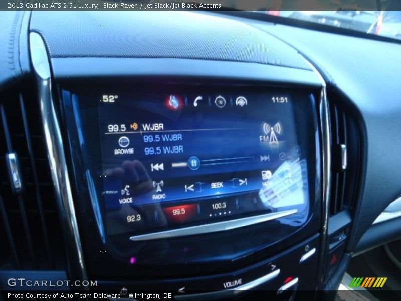 Black Raven / Jet Black/Jet Black Accents 2013 Cadillac ATS 2.5L Luxury