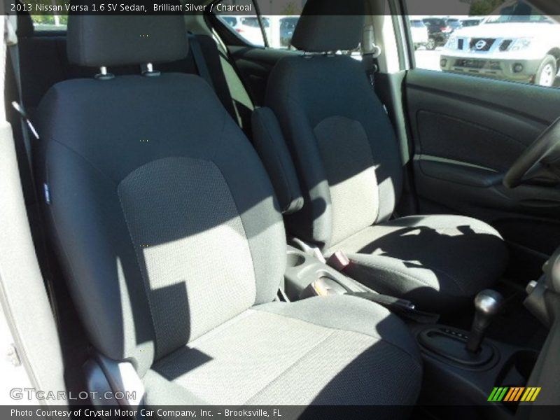 Brilliant Silver / Charcoal 2013 Nissan Versa 1.6 SV Sedan