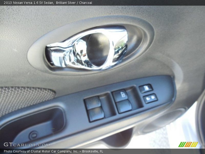 Brilliant Silver / Charcoal 2013 Nissan Versa 1.6 SV Sedan