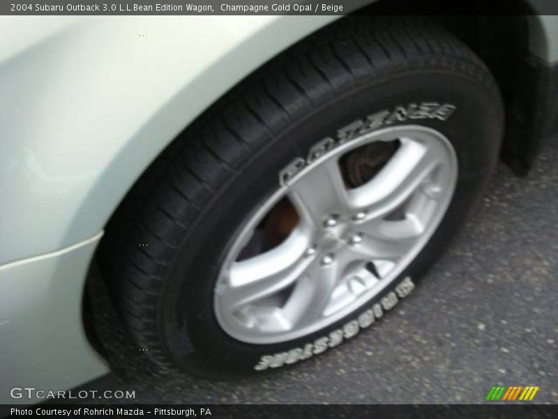 Champagne Gold Opal / Beige 2004 Subaru Outback 3.0 L.L.Bean Edition Wagon