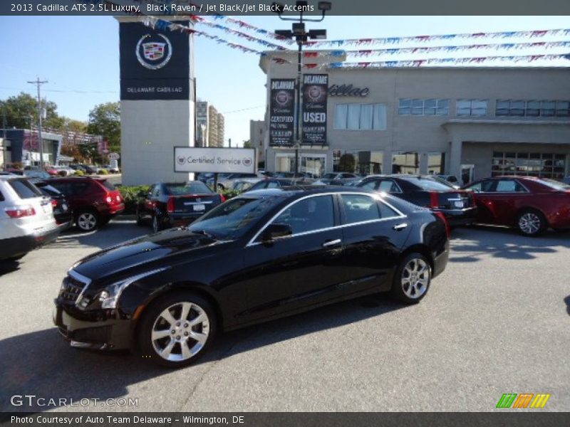 Black Raven / Jet Black/Jet Black Accents 2013 Cadillac ATS 2.5L Luxury