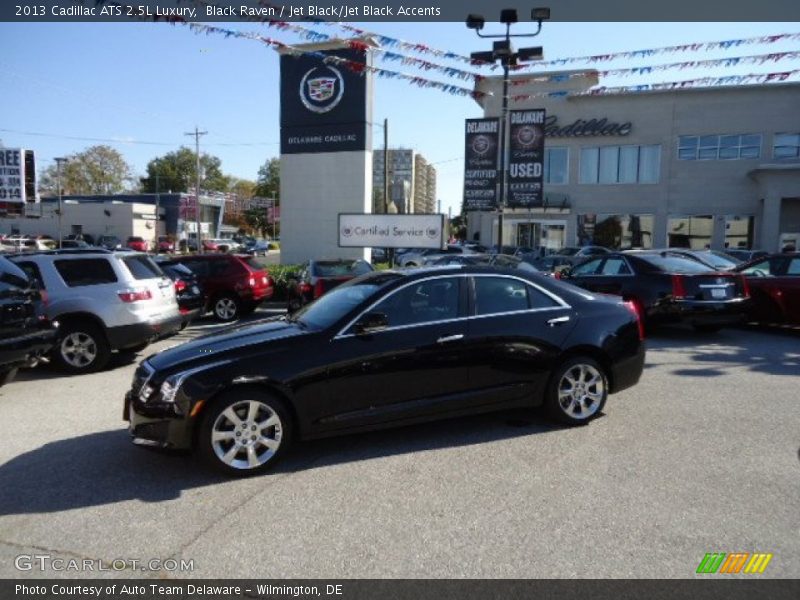 Black Raven / Jet Black/Jet Black Accents 2013 Cadillac ATS 2.5L Luxury