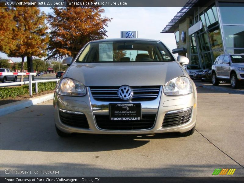 Wheat Beige Metallic / Pure Beige 2006 Volkswagen Jetta 2.5 Sedan