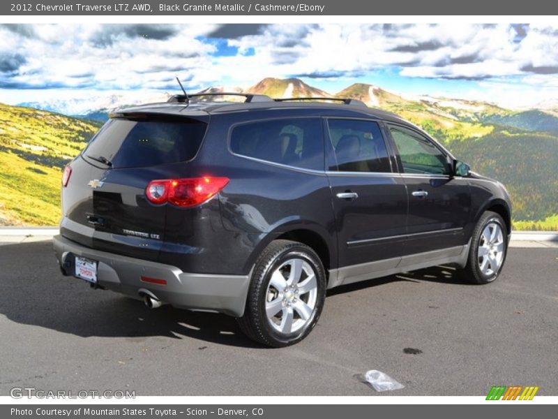 Black Granite Metallic / Cashmere/Ebony 2012 Chevrolet Traverse LTZ AWD
