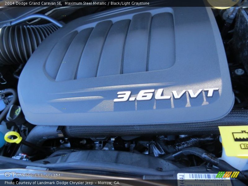 Maximum Steel Metallic / Black/Light Graystone 2014 Dodge Grand Caravan SE