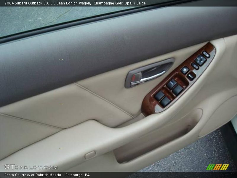 Champagne Gold Opal / Beige 2004 Subaru Outback 3.0 L.L.Bean Edition Wagon