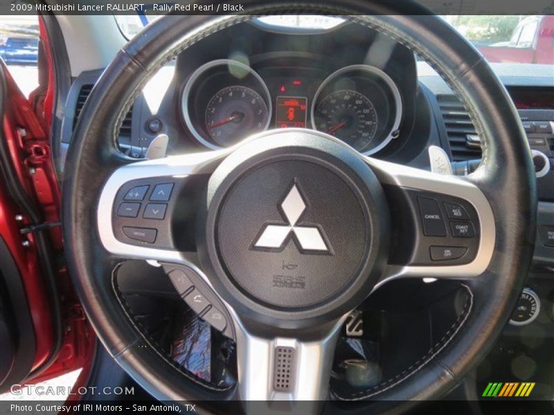 Rally Red Pearl / Black 2009 Mitsubishi Lancer RALLIART