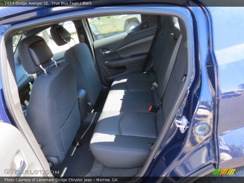 True Blue Pearl / Black 2014 Dodge Avenger SE