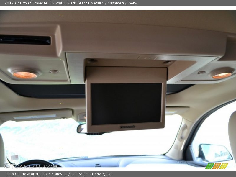 Black Granite Metallic / Cashmere/Ebony 2012 Chevrolet Traverse LTZ AWD