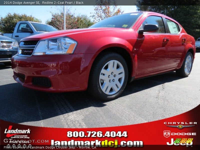 Redline 2-Coat Pearl / Black 2014 Dodge Avenger SE