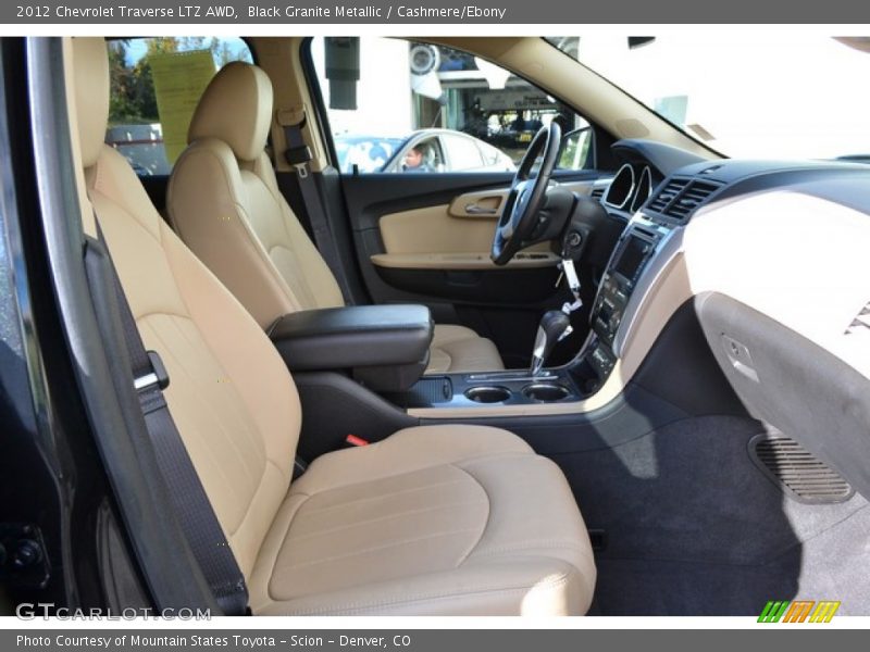 Black Granite Metallic / Cashmere/Ebony 2012 Chevrolet Traverse LTZ AWD