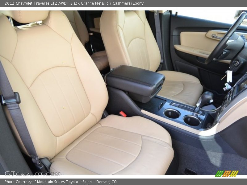 Black Granite Metallic / Cashmere/Ebony 2012 Chevrolet Traverse LTZ AWD
