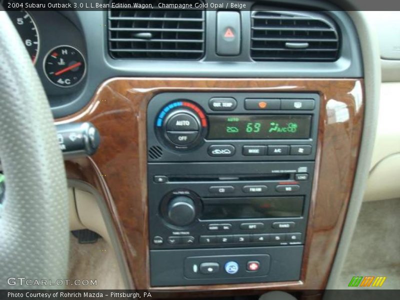 Champagne Gold Opal / Beige 2004 Subaru Outback 3.0 L.L.Bean Edition Wagon