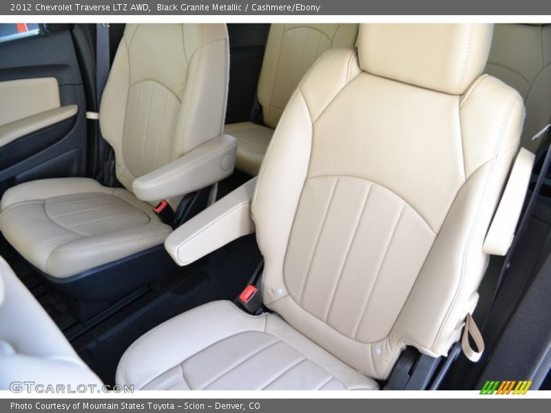 Black Granite Metallic / Cashmere/Ebony 2012 Chevrolet Traverse LTZ AWD