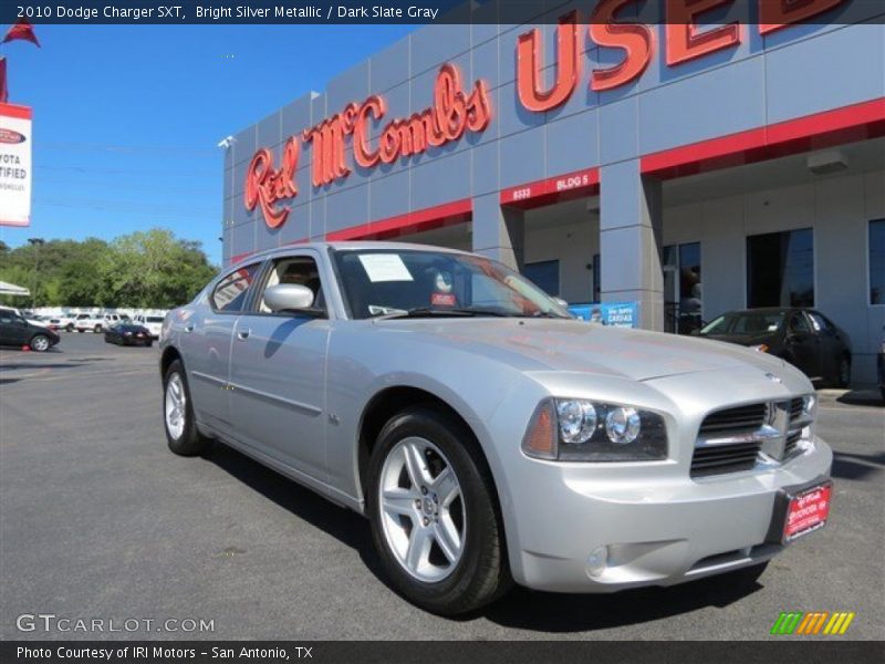Bright Silver Metallic / Dark Slate Gray 2010 Dodge Charger SXT