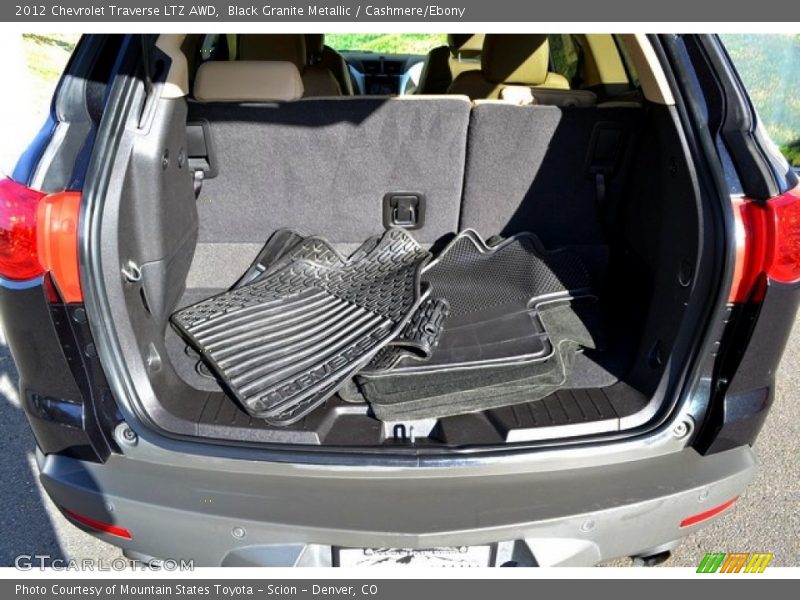 Black Granite Metallic / Cashmere/Ebony 2012 Chevrolet Traverse LTZ AWD