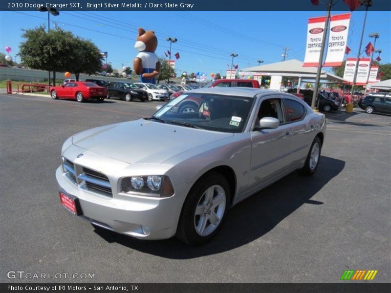 Bright Silver Metallic / Dark Slate Gray 2010 Dodge Charger SXT