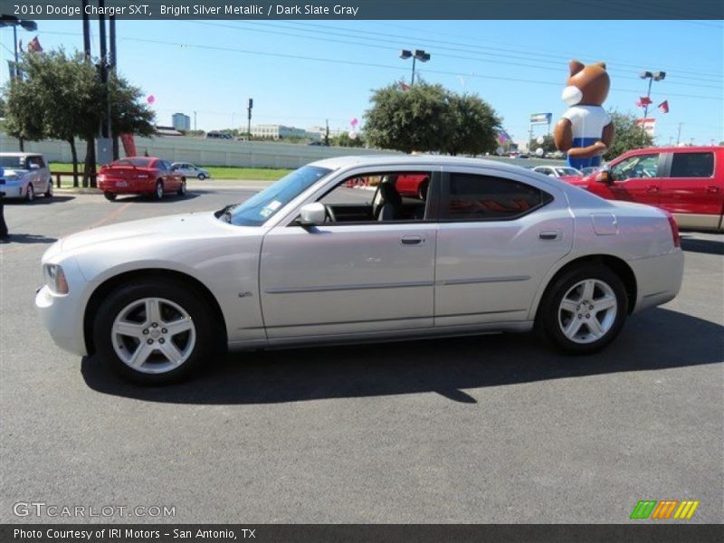 Bright Silver Metallic / Dark Slate Gray 2010 Dodge Charger SXT