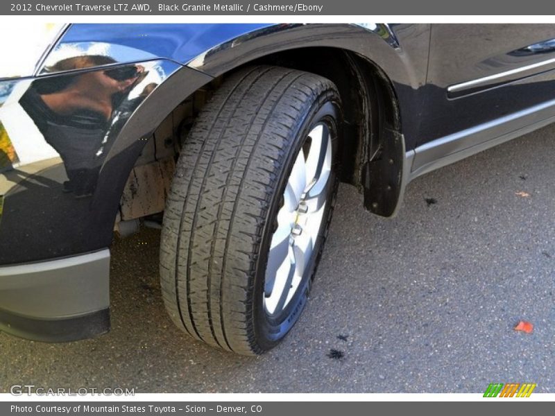 Black Granite Metallic / Cashmere/Ebony 2012 Chevrolet Traverse LTZ AWD
