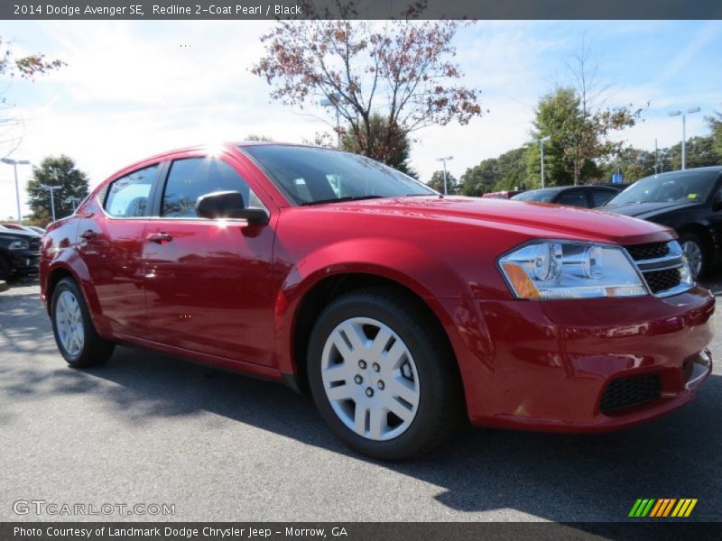 Redline 2-Coat Pearl / Black 2014 Dodge Avenger SE