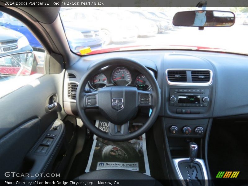 Redline 2-Coat Pearl / Black 2014 Dodge Avenger SE