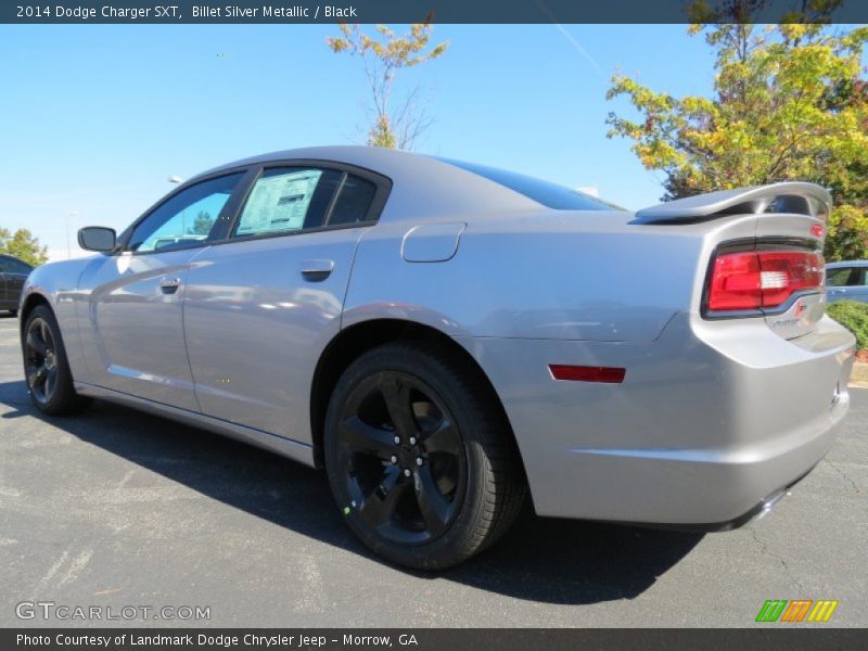 Billet Silver Metallic / Black 2014 Dodge Charger SXT
