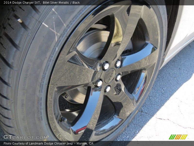 Billet Silver Metallic / Black 2014 Dodge Charger SXT