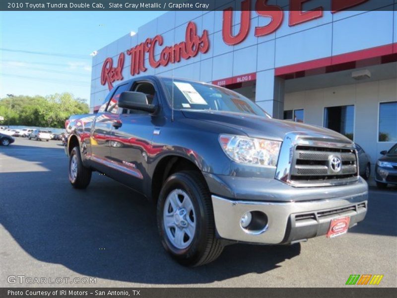 Slate Gray Metallic / Graphite Gray 2010 Toyota Tundra Double Cab